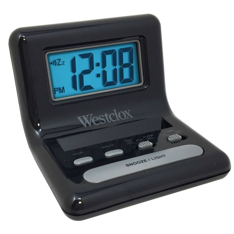 Westclox Clock Travel Alarm 0.8" by WESTCLOX MfrPartNo 47538A - Image 1